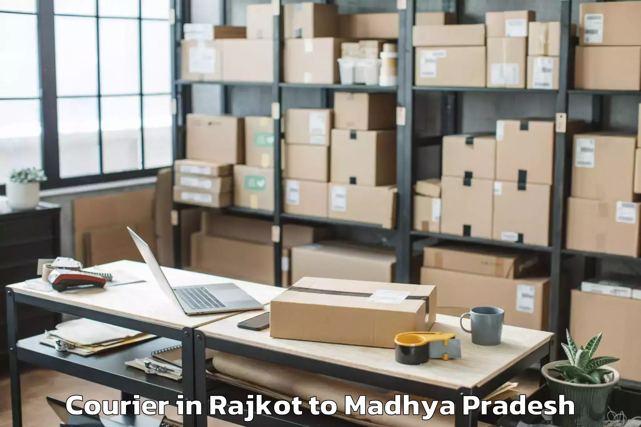 Reliable Rajkot to Malthon Courier